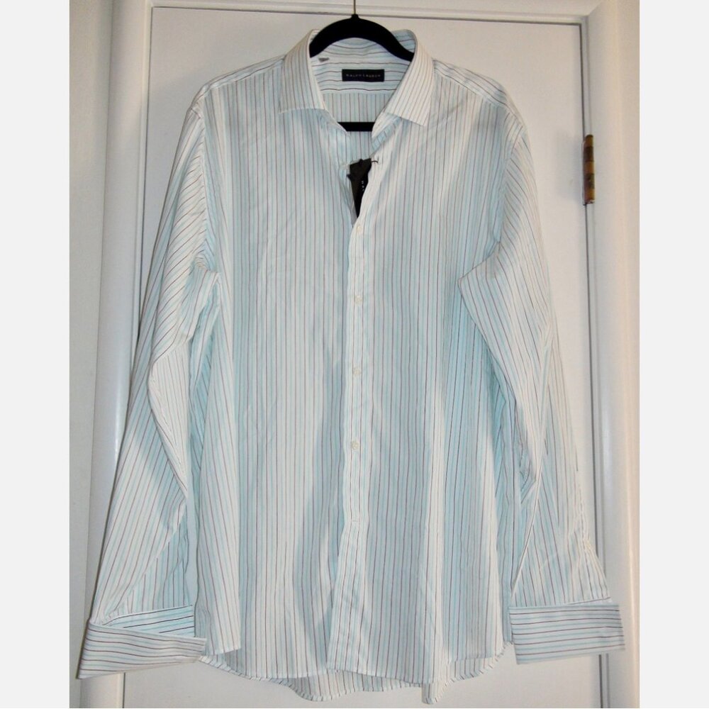 Ralph Lauren Black Label Striped Dress Shirt